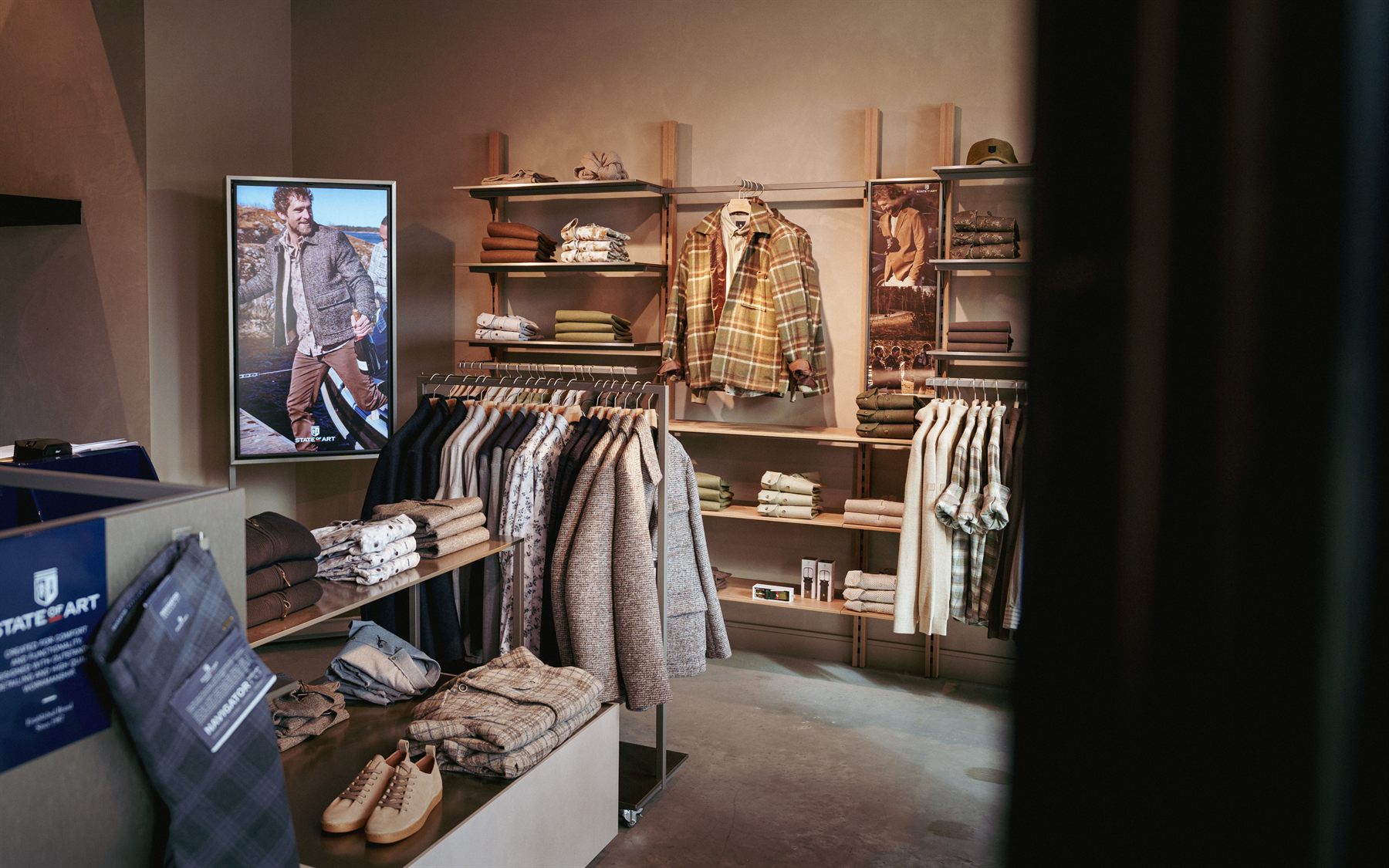 De winkel van State Of Art, klaar voor het event
